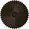 Ekena Millwork Shakuras Ceiling Medallion (For Canopies up to 5 3/4"), 33 7/8"OD x 2"P, Stone Hearth Crackle CM34SHSHC - alternate 1